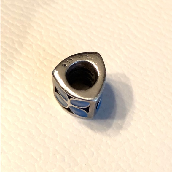 Pandora Blue Enamel & Sterling Silver Charm - Picture 5 of 5
